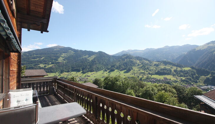Bauernhaus mit Stall und Garten in Feldis