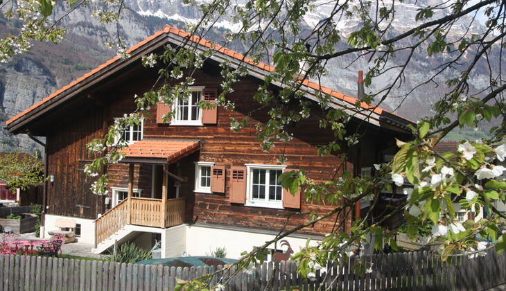 Bauernhaus mit Stall und Garten in Feldis
